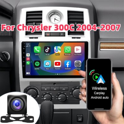 Upgraded Head Unit For Chrysler 300C 2004-2007 Car Radio 9in Touchscreen -US