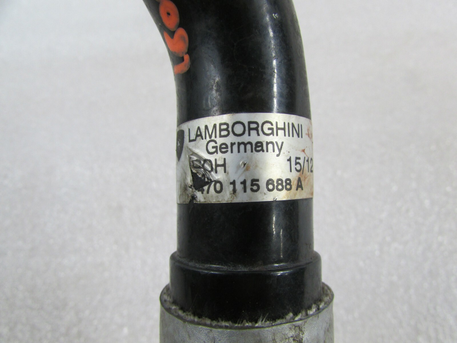 Lamborghini Aventador, Engine Oil Filter Delivery Pipe, Used, P/N 470115688A