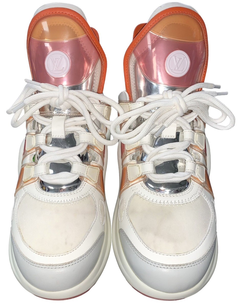 Louis Vuitton Archlight Pink Orange Grey White Trainers Sneakers