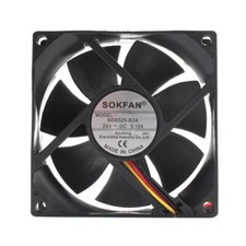 SOKFAN SD8025-B24 8025 24V 0.15A 8cm 3-wire inverter cooling fan