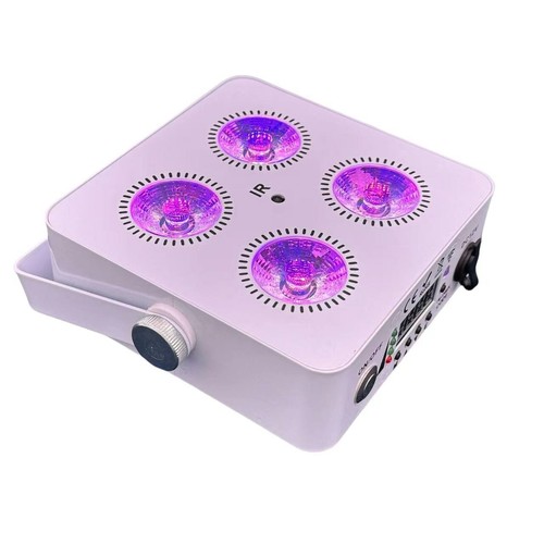 Paquete de 10 LED escenario Par luz batería 4x18w RGBWA+UV 6IN1 inalámbrico IR Wifi control - Imagen 2 de 11