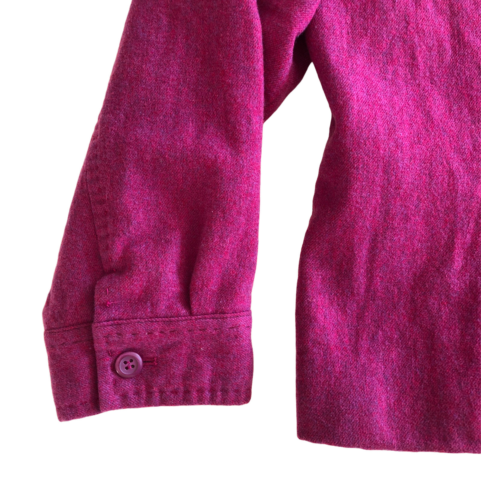 Vintage Pendleton Wool Pink Collared Buttoned Cro… - image 7