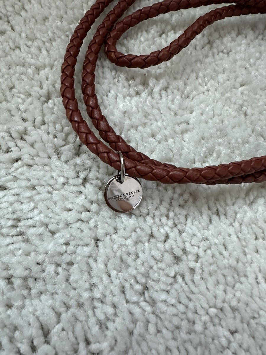 ボッテガヴェネタ レザー スマートフォンストラップ ブラウン シルバー925 bottega veneta phone chain strap Brown | eBay