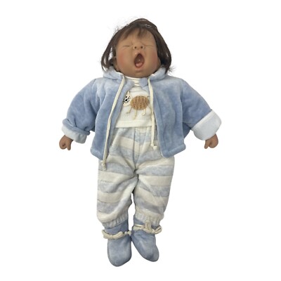 Nel de Man Vinyl Doll 14  Top Condition Weighted Fully Dressed Baby Doll