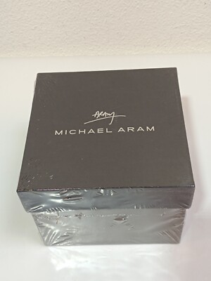 MICHAEL ARAM Butterfly Ginkgo Round Trinket Box