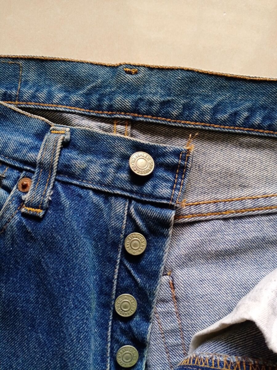 Vintage 70's 80's Levis 501 Rindem Jeans Button 6 Selvedge Vintage 70's 80's Levis 501 Rindem Jeans Button 6 Selvedge