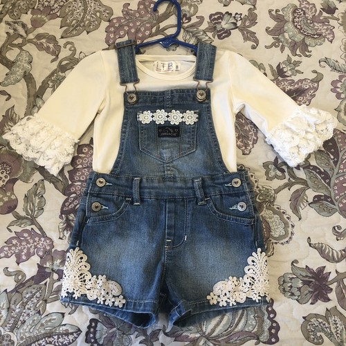 Jordache Shortalls Overalls 2T Toddler 