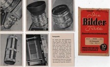 Sammelbilder Bildertüte Die Photographie Verlag Volk Bild Leipzig 1950 DDR Foto