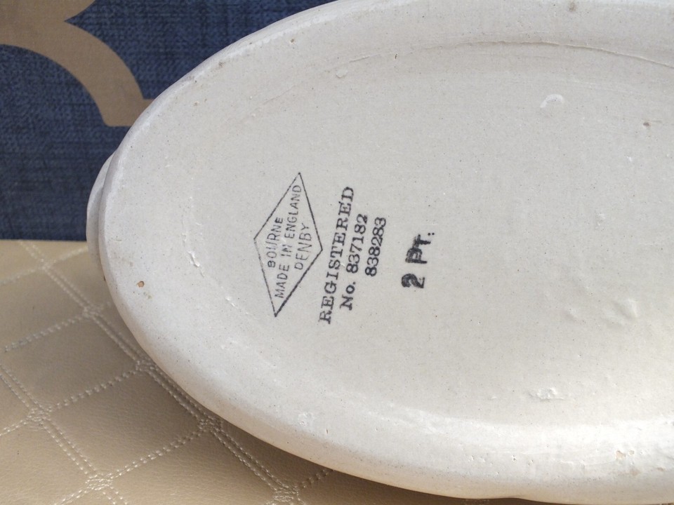 Vintage Bourne Denby Stoneware Hot Water Bottle Bed Foot Warmer eBay