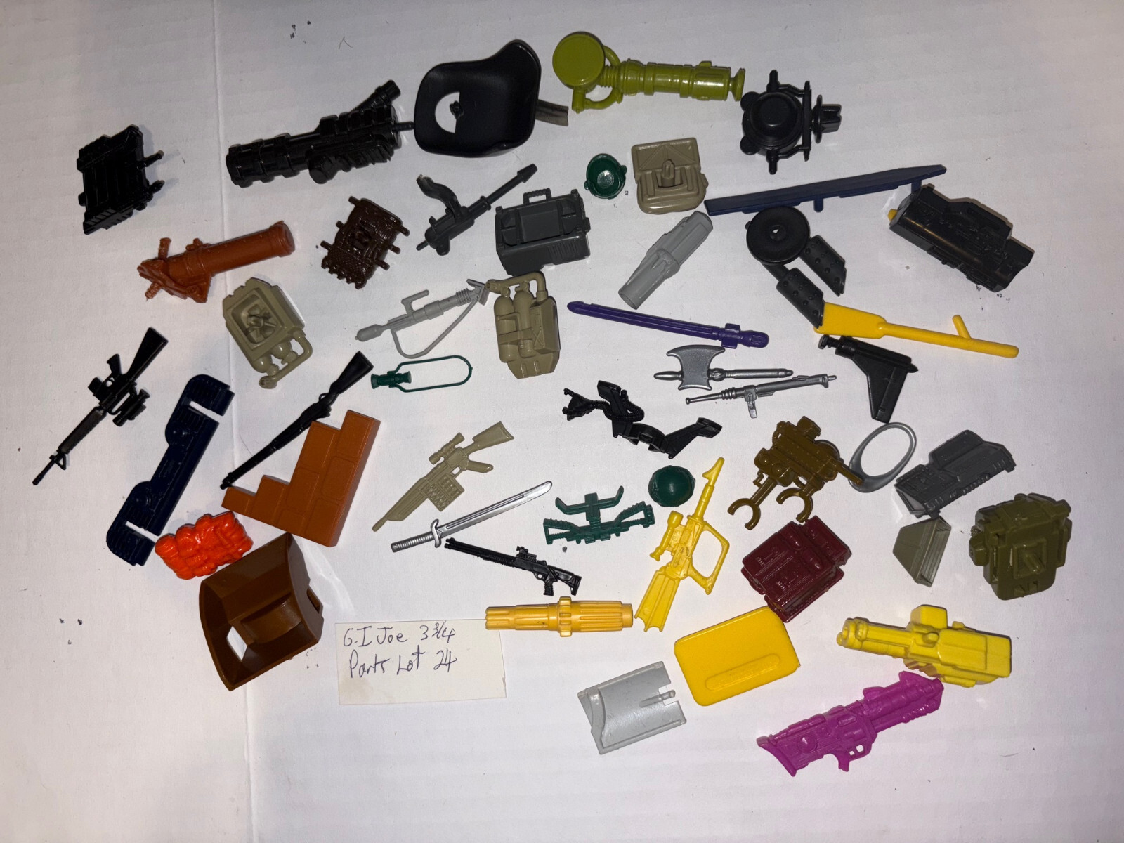 Vintage GI Joe 3 3/4” Loose Accessories Parts Lot #24