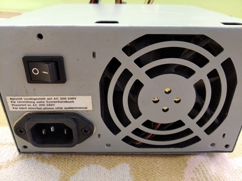 Netzteil ATX Power Supply Stromversorung für PC Computer 230V 200W mit Lüfter
