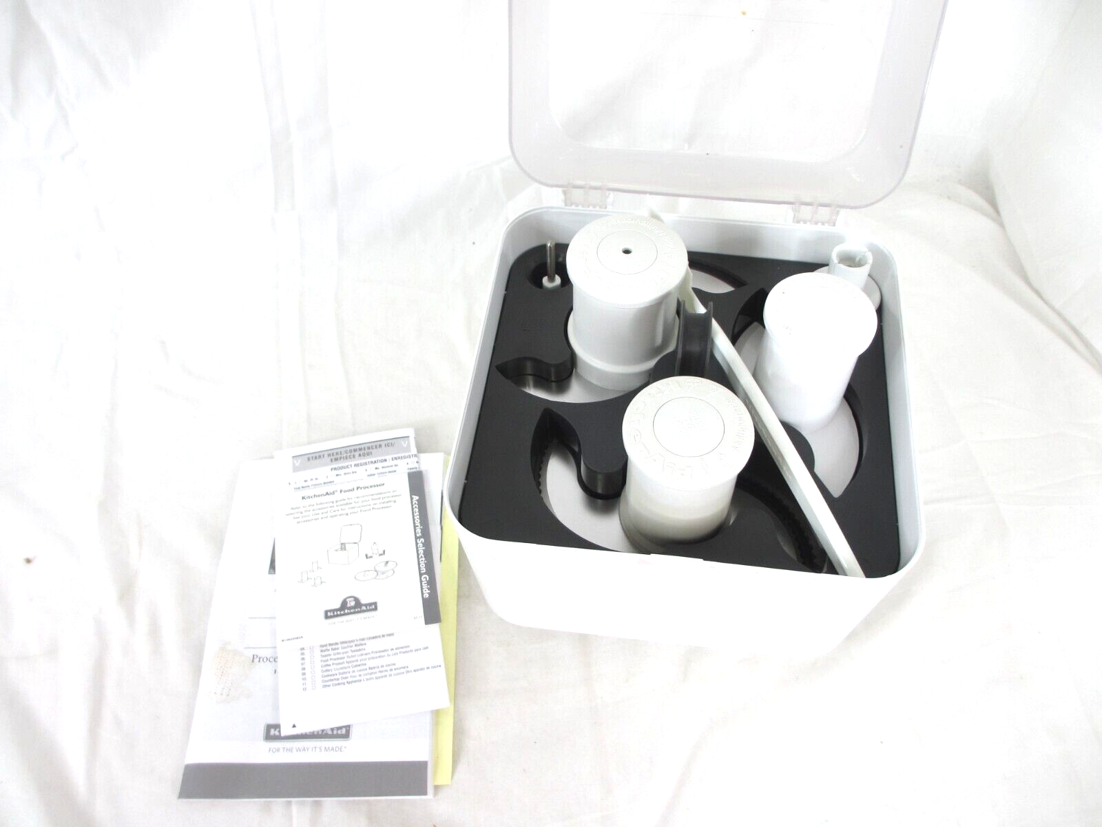 Kitchenaid Food Processor Disc and Blade Accessories with Case Complete