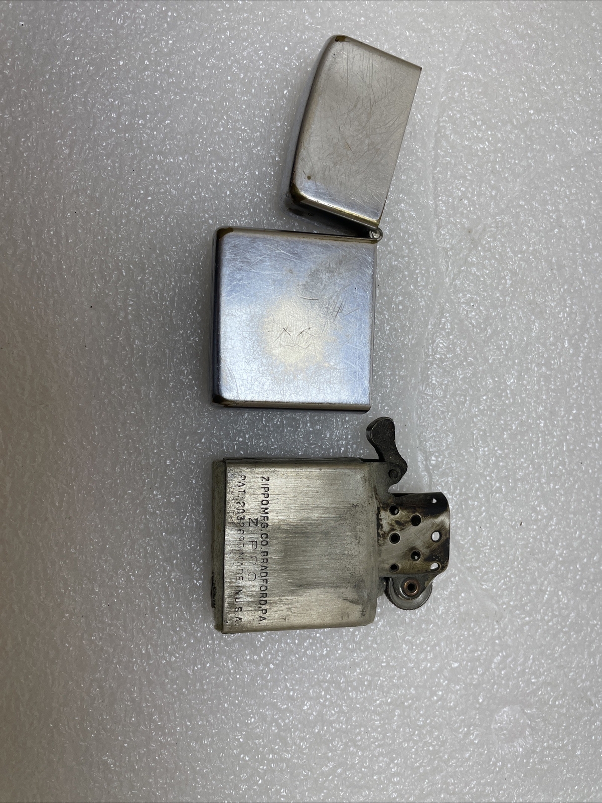 ビンテージ Zippo RCA TUBES LOS ANGELES 5バレル 中古品 1952-1953年