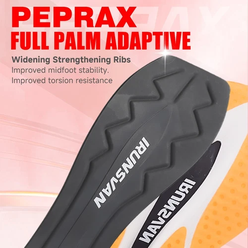 Men Lightweight Nylon Carbon Plate Marathon Running Shoes Comfy Lace Up Shoes - ? 7/42 ???