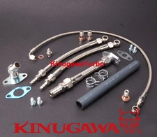 Turbo Oil & Water Line TOYOTA 1JZ-GTE 2JZ-GTE w/Garrett G25 550 660 G35 900 1050