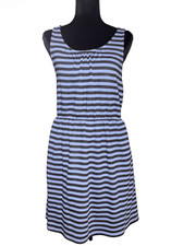 Loft Striped Open Back Summer Dress