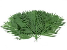 Ramo di Palma Cocco Artificiale EUROPALMS 110cm - Set Decorativo Tropici 12 Pezz