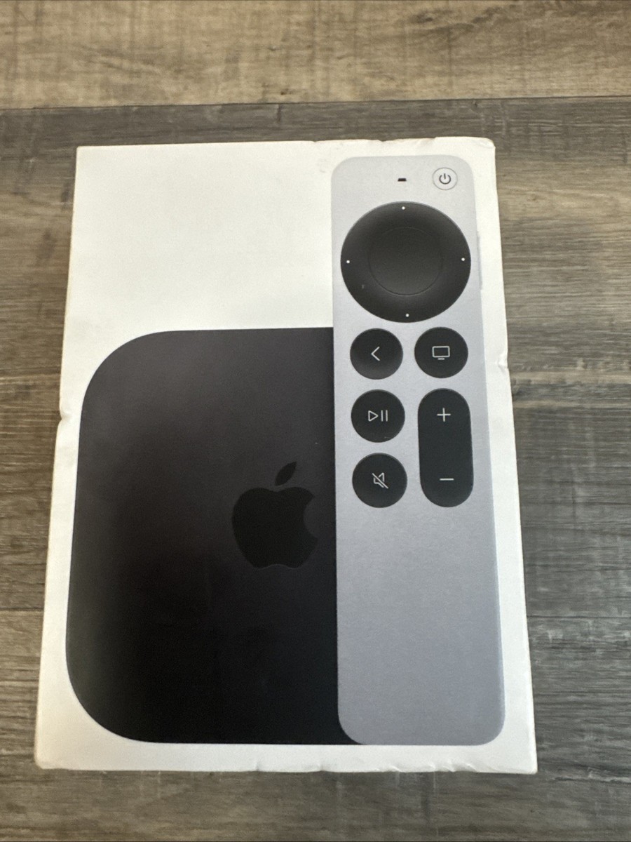Apple TV 4K 3rd Gen. 128GB Media Streamer - Black, Wi-Fi +