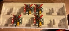Voltron LJN vintage del 1984 - 4 mini robot in espositore da negozio #