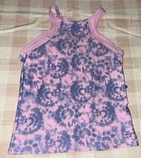 Athleta Girl Free Spirit Tankini Top Pink Camo Sz L 12 NWT