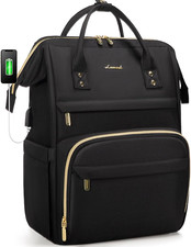 Mochila para portátil para mujer, mochila de trabajo de 15,6 pulgadas para maestra enfermera