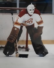  HOCKEY PHOTO PRINT NHL ATLANTA FLAME JIM CRAIG  GOALIE 