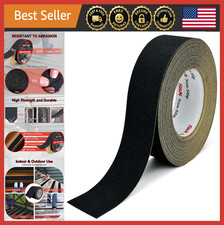 Anti Slip Tape 2"x60' Non Skid Grip for Outdoor Stairs Waterproof Black