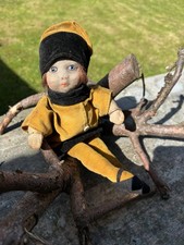RARE Antique Chad Valley Doll - Pre 1920 - "ADA PENNY" STOCKINETTE & GLASS EYES