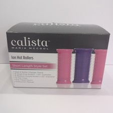 Calista Maria McCool Ion Hot Rollers Short Length Style Set New Open Box