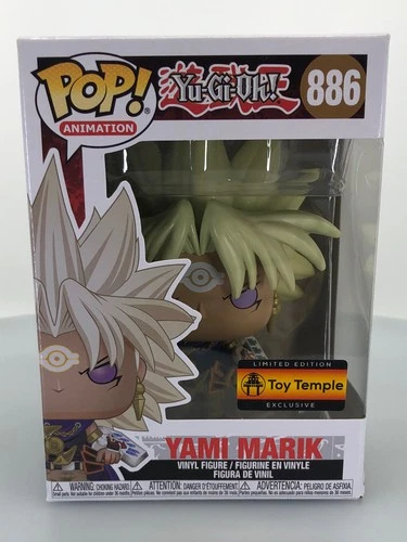 Funko POP! Animation Yu-Gi-Oh! Yami Marik #886 Toy Temple Exclusive DAMAGED BOX