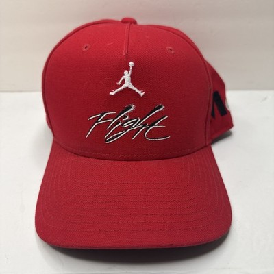 Jordan Flight 1Size SnapBack Adjustable Cap Hat - Red, Eat Like Mike