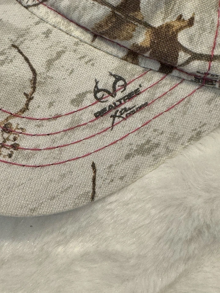 Realtree Gorra Exterior Camuflaje Sombrero Ajustable Rosa Costuras Caza Exterior Foto 2 de 4