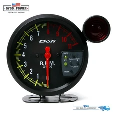 Universal Car Tachometer Gauge 7 Colors Backlit 0-11000 RPM w/LED Shift Light 5"