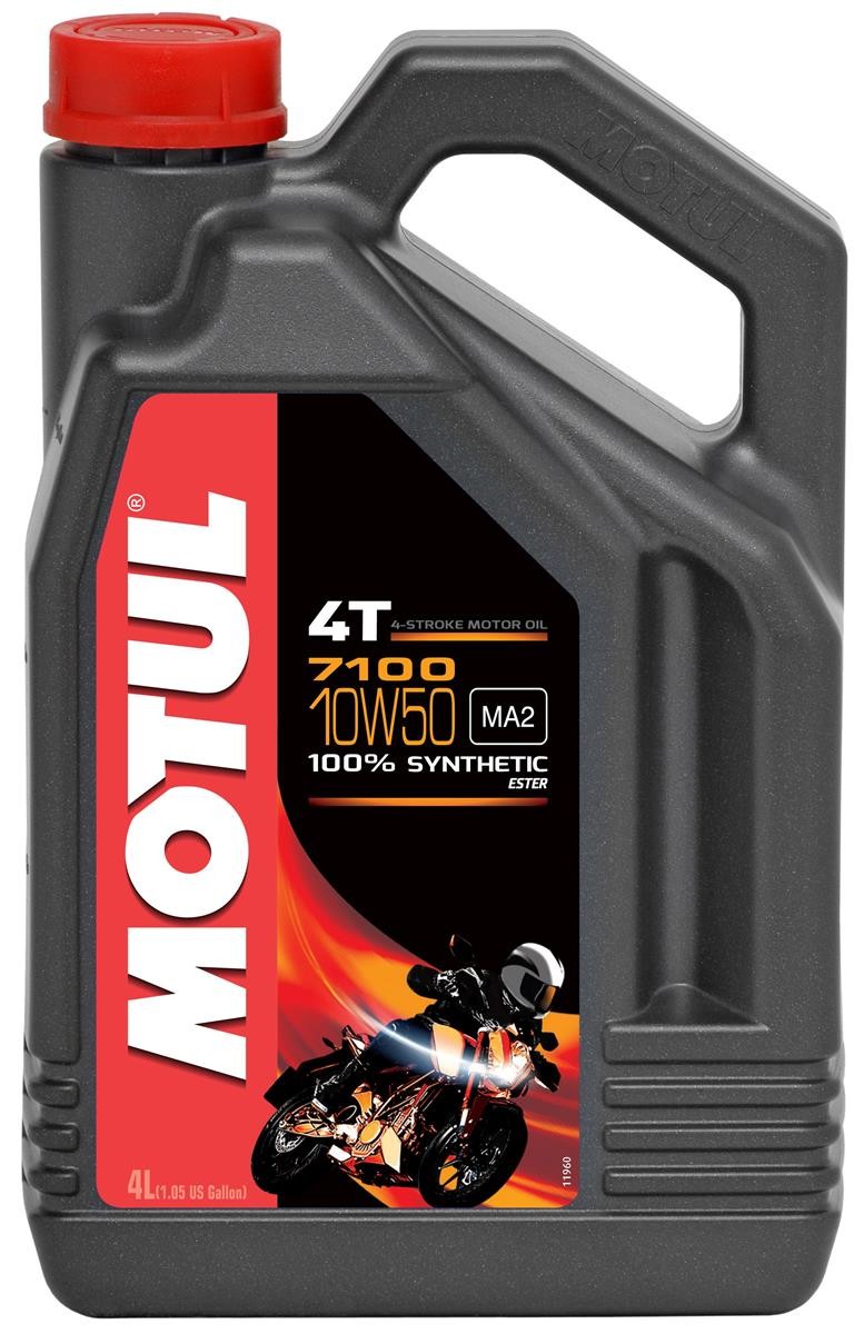 Motul 7100 4T 10W50 Fully Synthetic 4-Stroke Engine Oil 4 Liter Canister