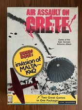 Air Assault on Crete Invasion of Malta Avalon Hill 1977