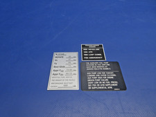 Cessna 172 / 172RG Placards LOT (0926-756)