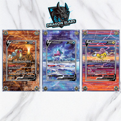 Pokemon Suicune Entei Raikou V GG38 GG36 GG41Crown Zenith Custom Display Case