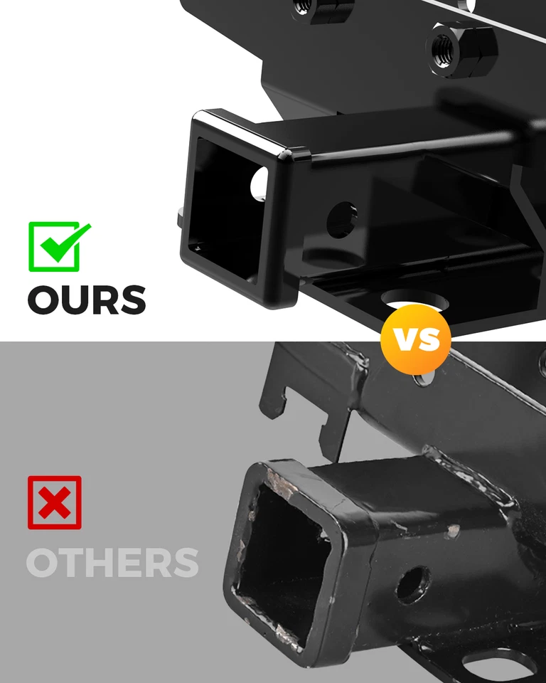 Kit de remolque receptor de enganche de remolque de 2" con cubierta para Jeep Wrangler JL JLU 2018-2025 Foto 3 de 4