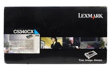 Lexmark C5340CX Cyan Toner Cartridge - New in Box