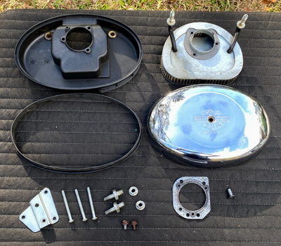 Harley-Davidson FAT BOY エアークリーナー Harley Davidson FLSTF Fat Boy EVO Air Cleaner Assembly 1990s OEM