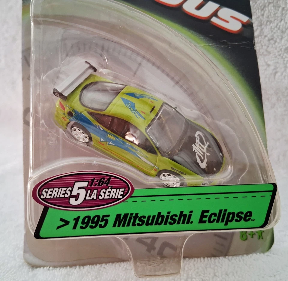 Racing Champions The Fast and Furious 1995 Mitsubishi Eclipse - Series 5 New - Image 3 of 4