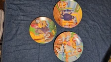 Vintage '90s McDonalds plastic plates. Lot of 3.