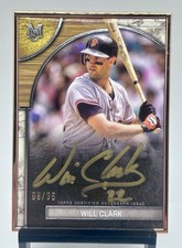 2025 Topps Museum Collection Will Clark Bronze Framed Autograph 08/35 Giants SP