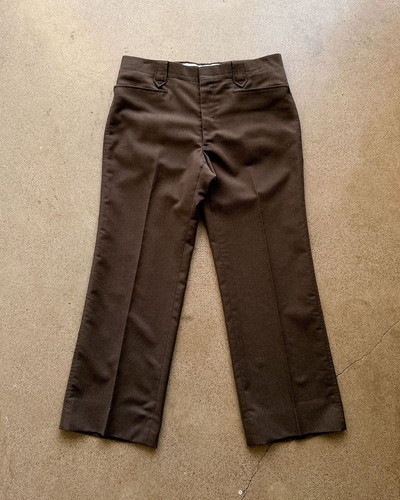 Stetson, Vintage 70s Stetson Western Pants Men's 36 Brown Flared Bootcut Cowboy USA Talon