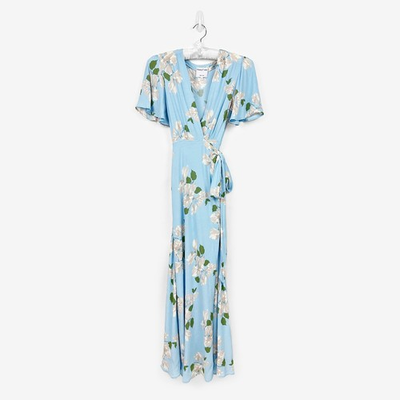 #ad #ad Privacy Please Plaza Maxi Dress Size S Gramont Blue Floral Boho Cottage Girlcore $30.00