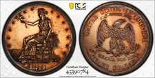 1874 Trade Dollar - Proof - PCGS PR Unc Details - 700 Minted