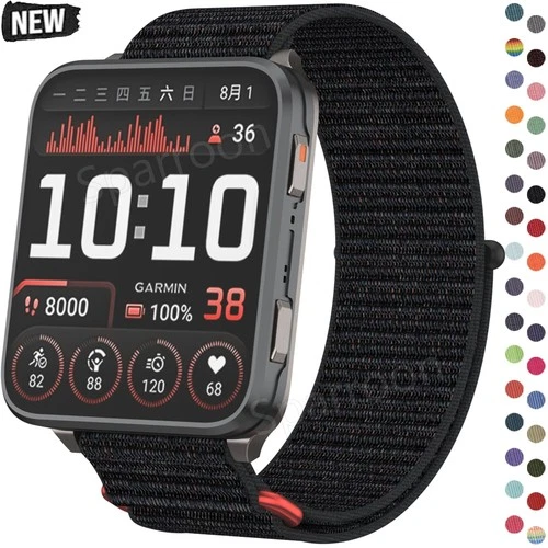 24MM Replacement Sport Nylon Strap Smart Watch Wrist Band For Garmin Venu X1
