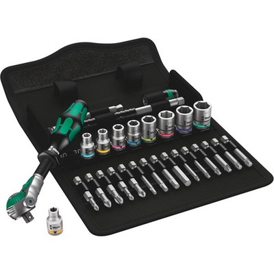Wera 8100 SA 9 Zyklop Speed- Knarrensatz, 1/4'', zöllig