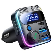 JOYROOM Bluetooth FM Transmitter for Car, Wireless Bluetooth 5.3 Car Adapter, PD