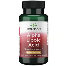 Swanson Dietary Supplements Alpha Lipoic Acid 600 mg Capsule 60ct